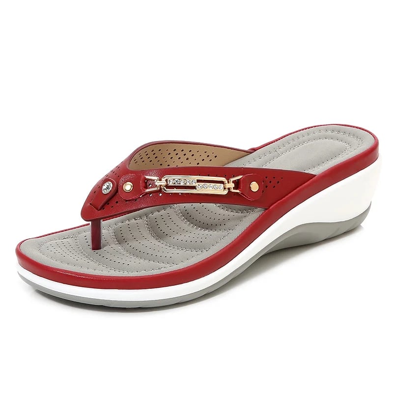 ⏰ Júliusi nagy eladások-női boltíves támogatás puha párna Flip Flops szandál szandálok papucsok