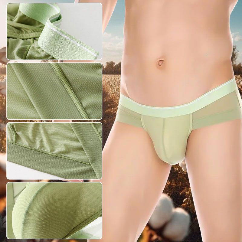 ⭐【Vásároljon 3 és kap 1 ingyen】💖Férfi lélegző hálós alsónadrág Ice Silk