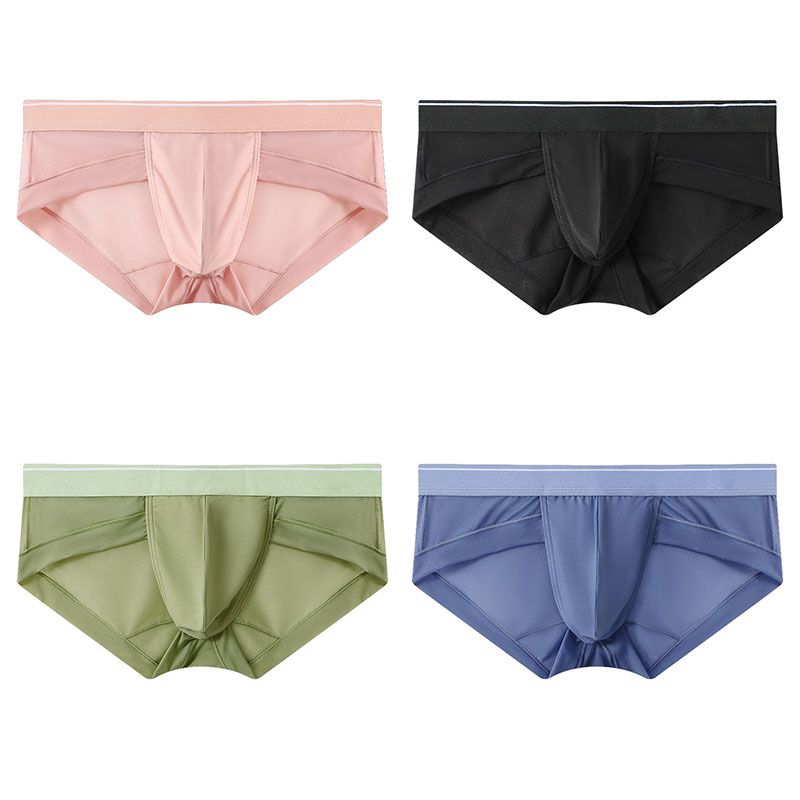 ⭐【Vásároljon 3 és kap 1 ingyen】💖Férfi lélegző hálós alsónadrág Ice Silk