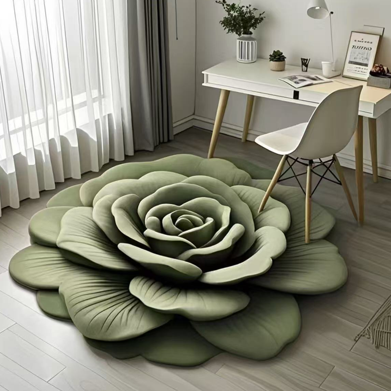 【💥Szuper nedvszívó】🌺Floral plüss padlószőnyeg