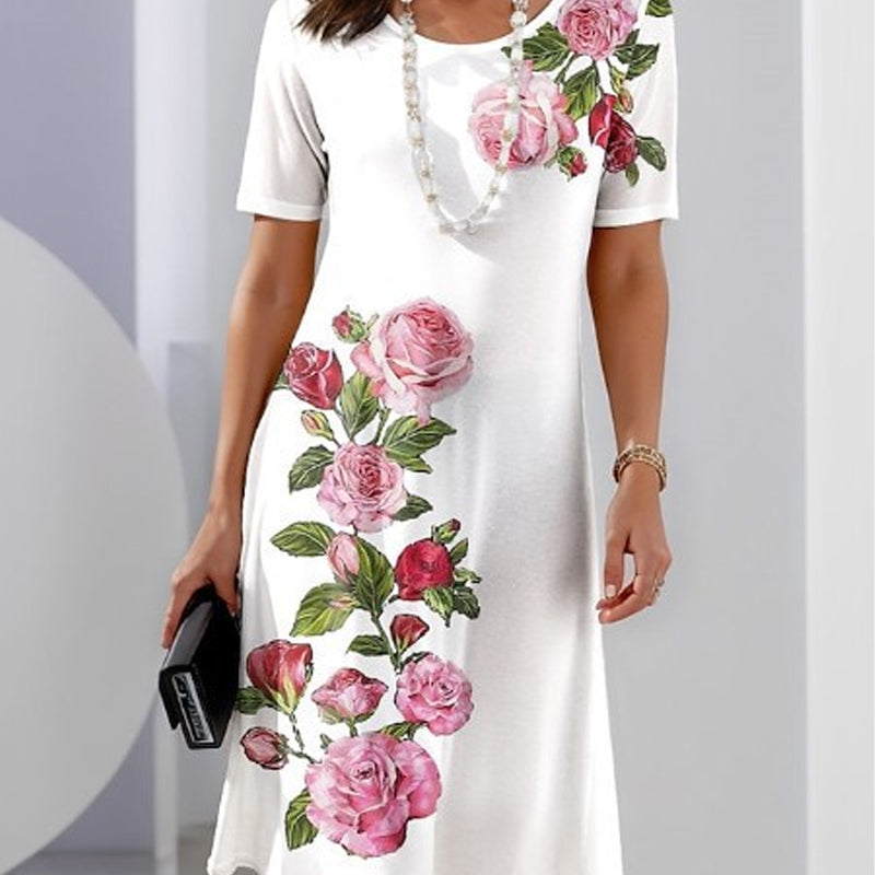 【S-3XL】🌹3D nyomtatott laza nyári ruha