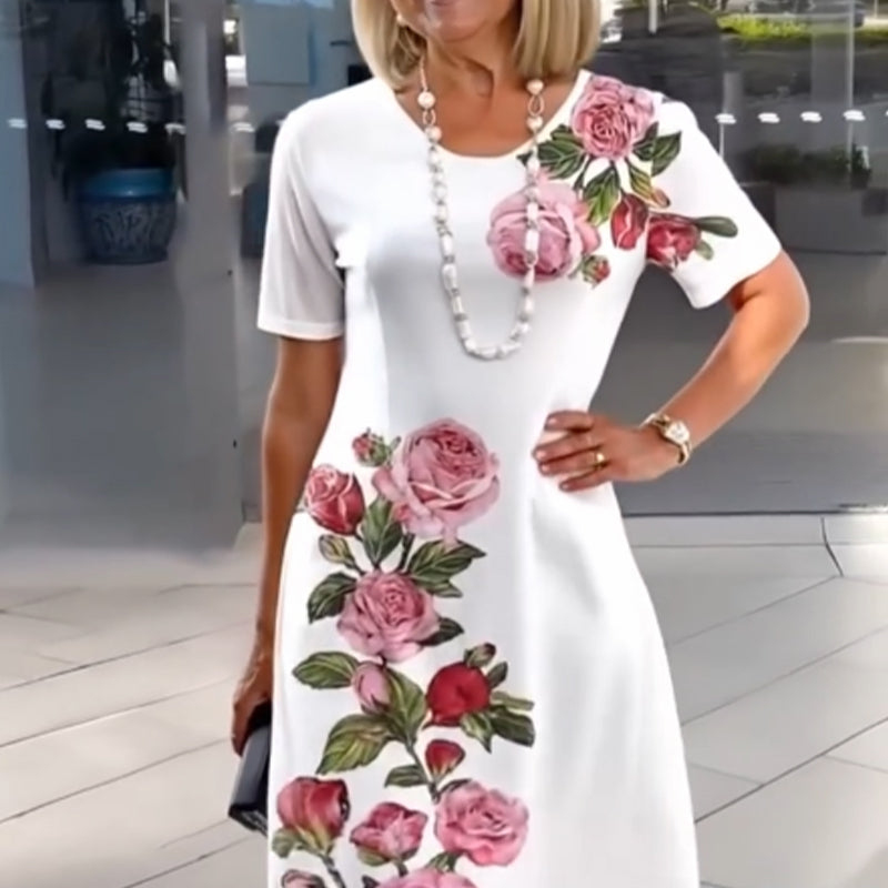 【S-3XL】🌹3D nyomtatott laza nyári ruha