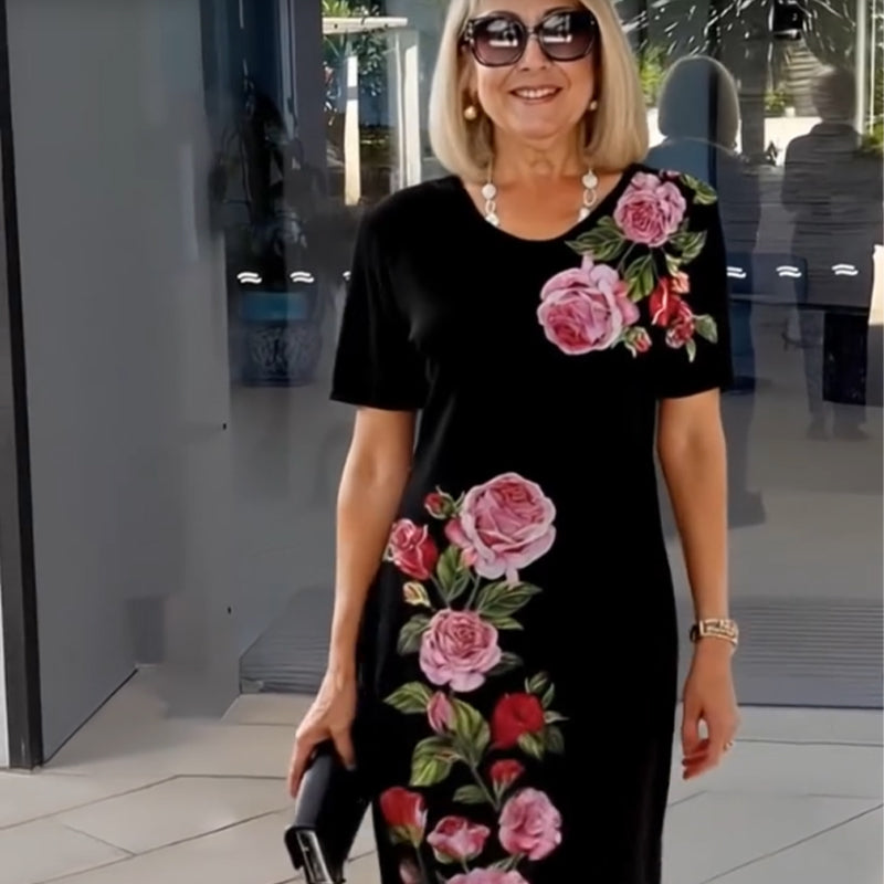 【S-3XL】🌹3D nyomtatott laza nyári ruha