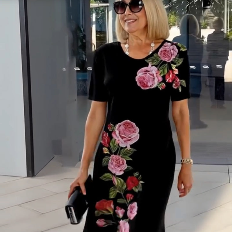 【S-3XL】🌹3D nyomtatott laza nyári ruha