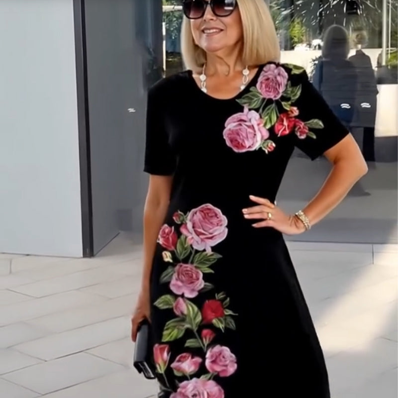 【S-3XL】🌹3D nyomtatott laza nyári ruha