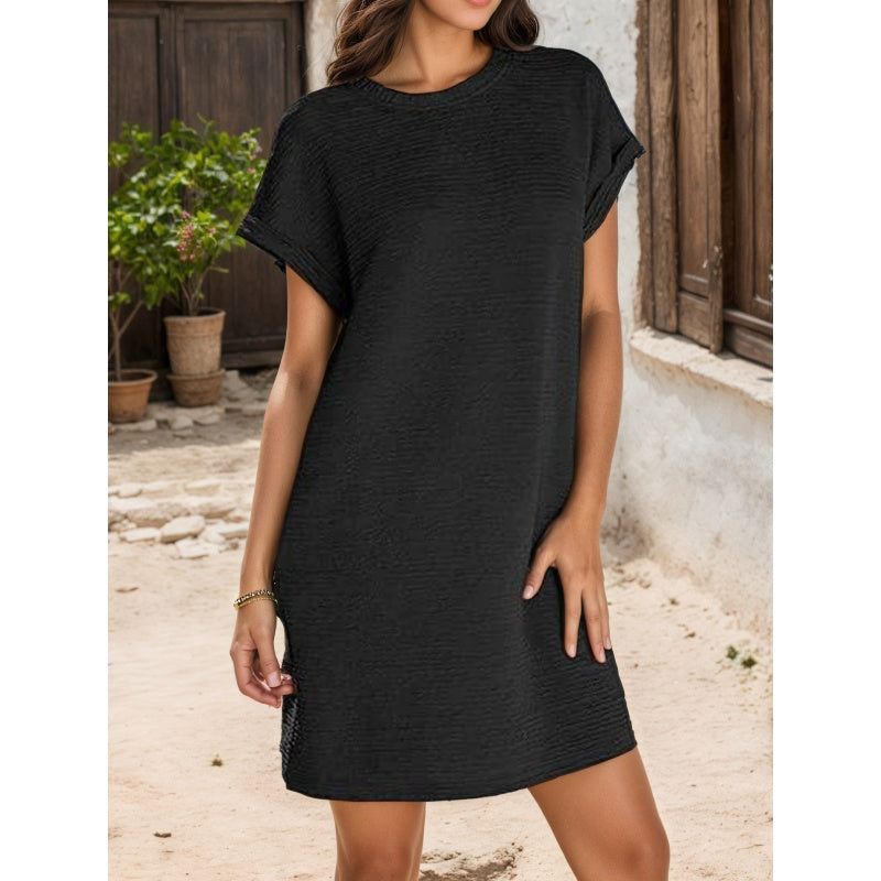 【S-2XL】🌷Női laza tekercses ujjú zsebruha