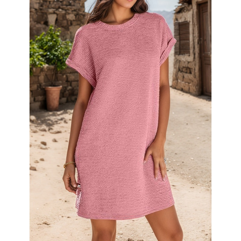 【S-2XL】🌷Női laza tekercses ujjú zsebruha