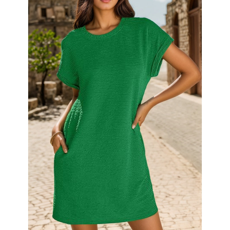 【S-2XL】🌷Női laza tekercses ujjú zsebruha