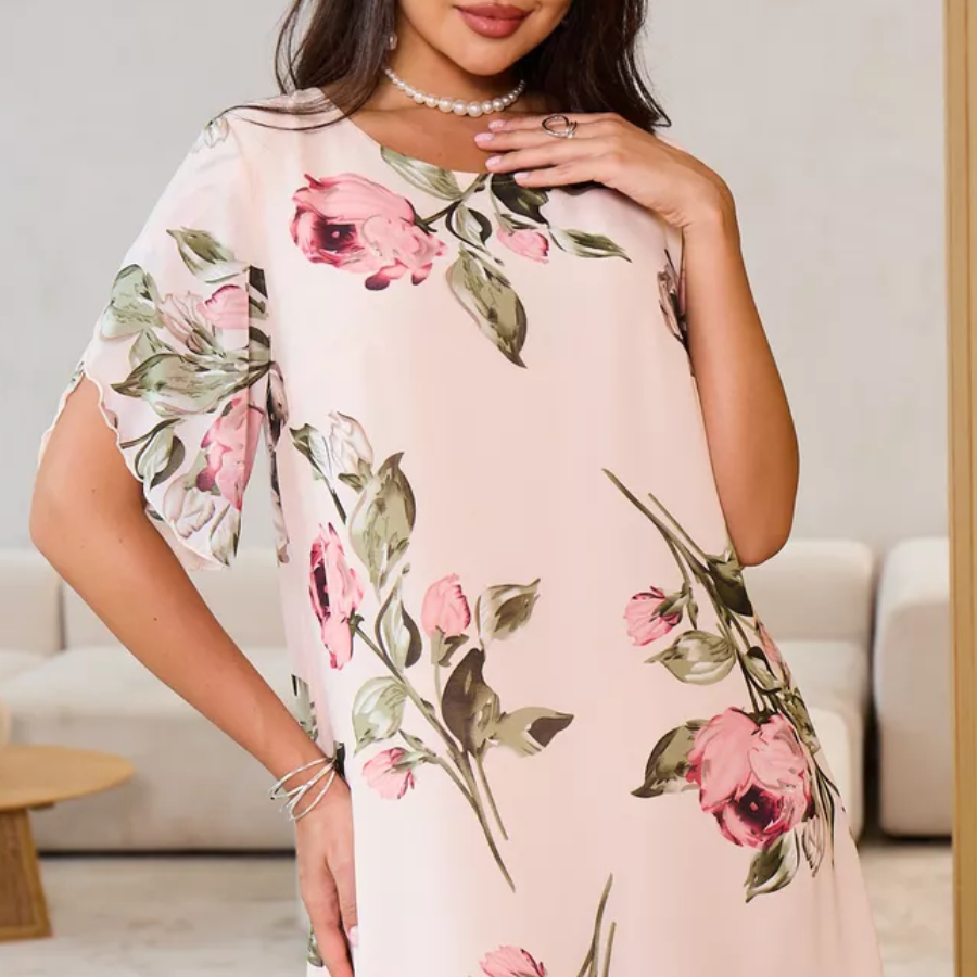 đPĂros szirmĂș sifon ruha