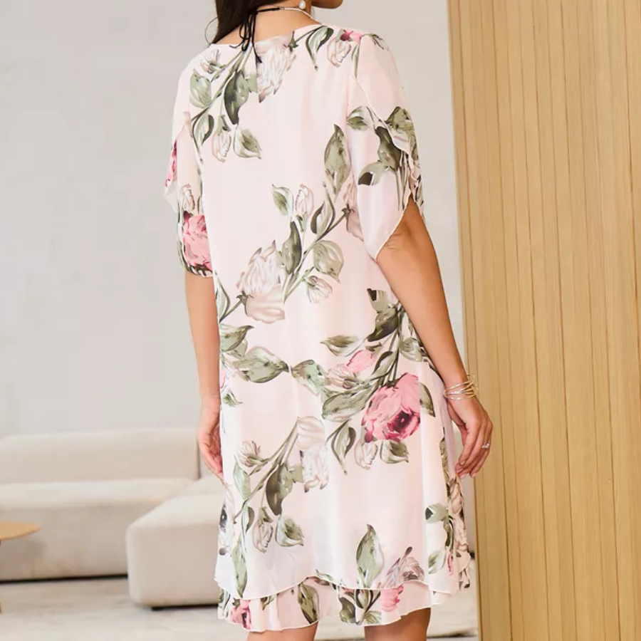 đPĂros szirmĂș sifon ruha