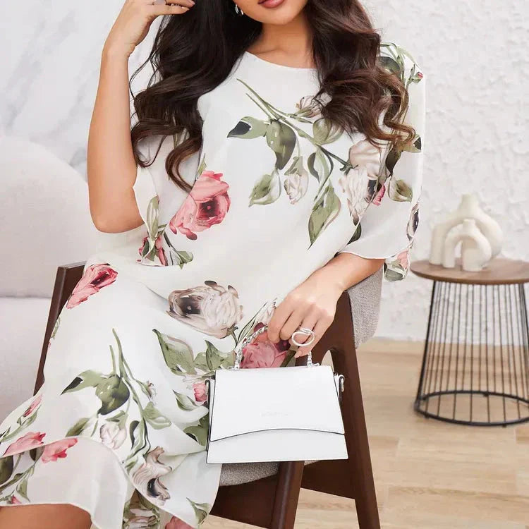 đPĂros szirmĂș sifon ruha