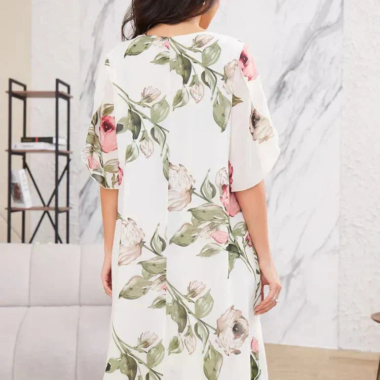 đPĂros szirmĂș sifon ruha
