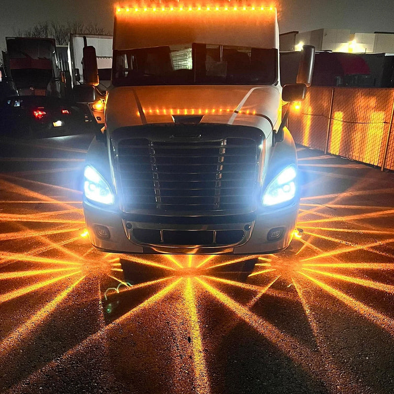 💥🚛 Görögdinnye LED-es jelzőlámpák, oldalsó jelzőlámpák minden teherautóhoz és pótkocsihoz.