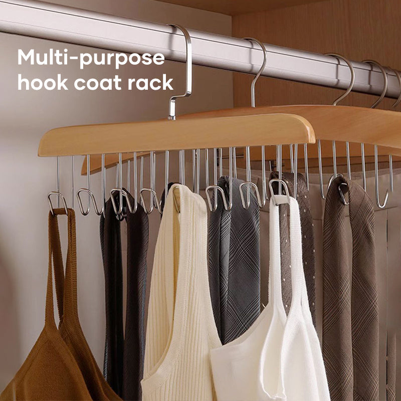 【1+ 1et ingyen】Csúszásgátló Multi Hook Coat Rack