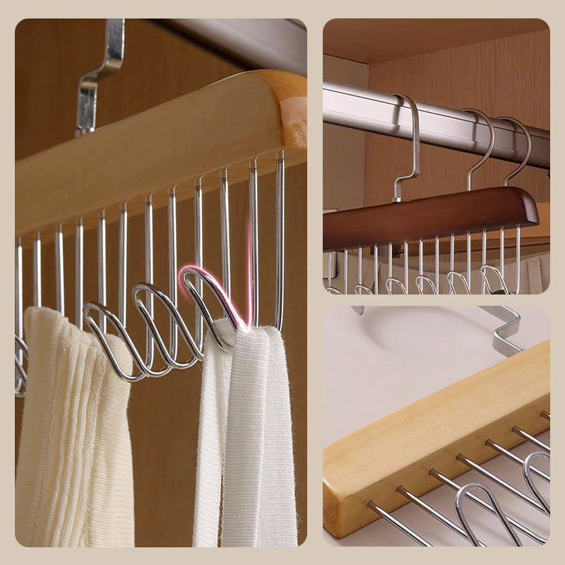 【1+ 1et ingyen】Csúszásgátló Multi Hook Coat Rack