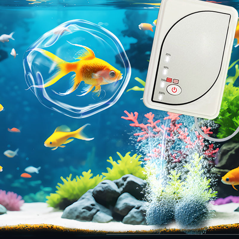 🐠 Féláras korlátozott ideig - Csendes, erőteljes akváriumi légszivattyú kettős üzemmóddal