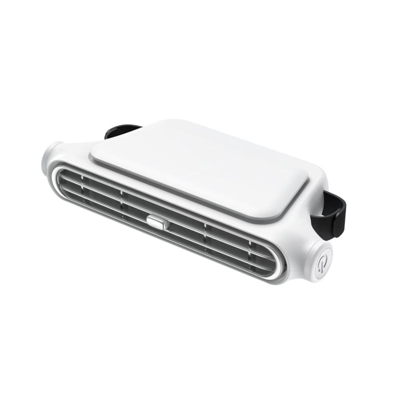 ❄️🌬️ Autóülés Ventilátor – USB Csatlakozás, Két Turbina, Erőteljes Légáramlás 🚘💕