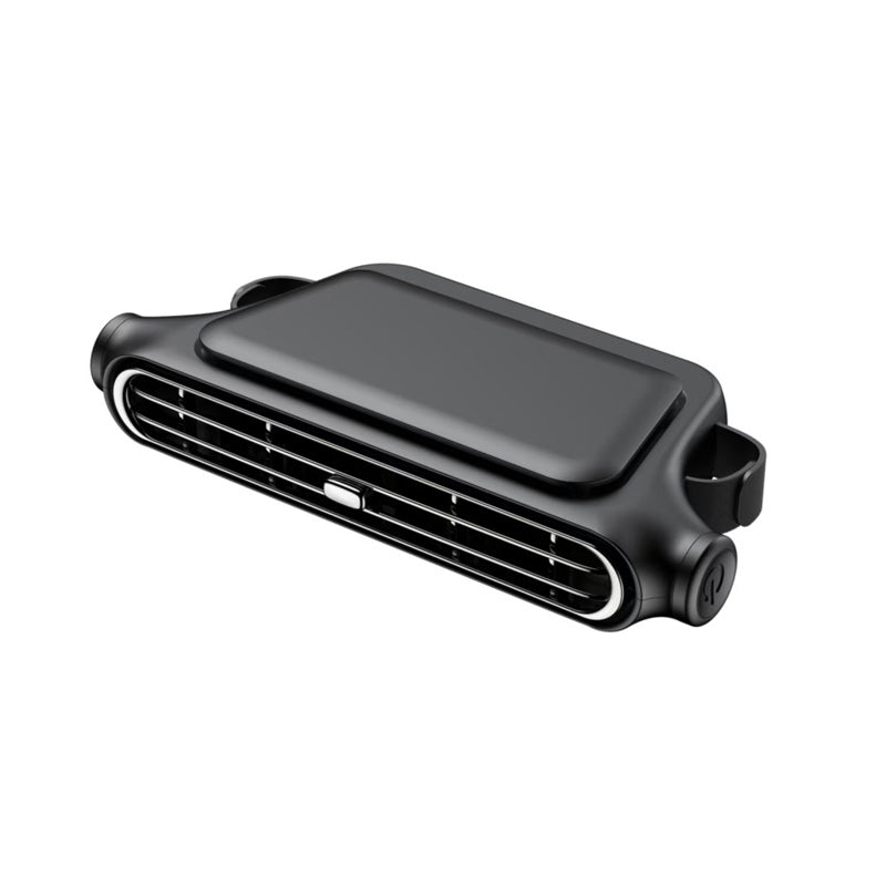 ❄️🌬️ Autóülés Ventilátor – USB Csatlakozás, Két Turbina, Erőteljes Légáramlás 🚘💕