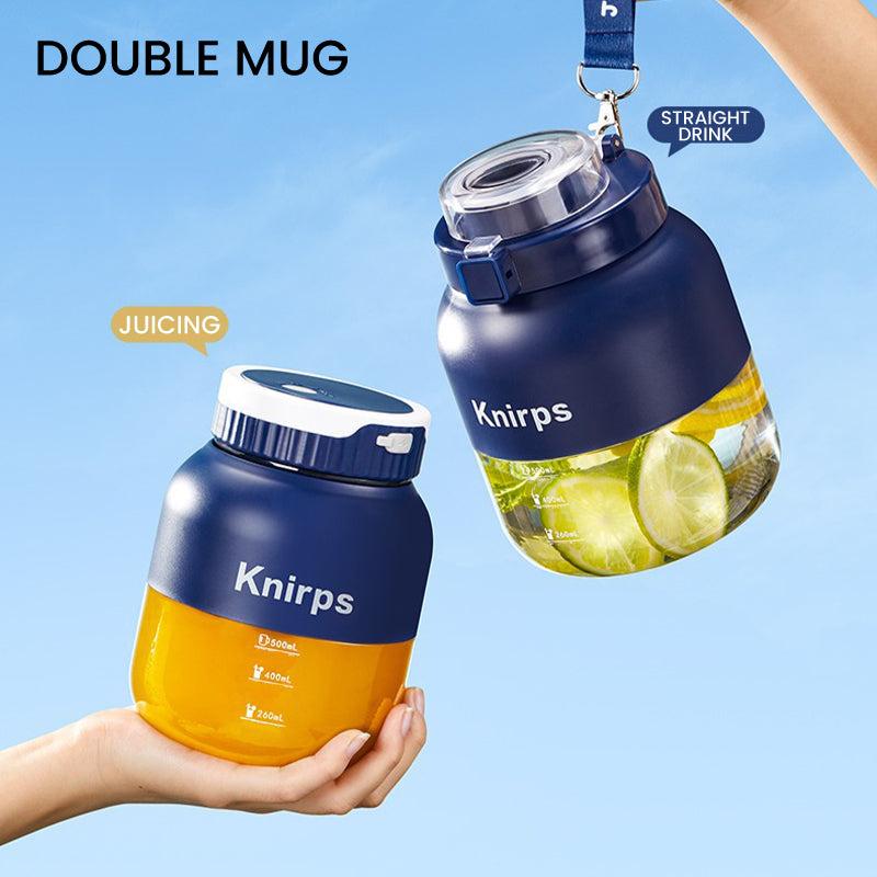 ✨ Újévi eladás 🔥Tölthető Juice Mug Mini hordozható személyi turmixgép