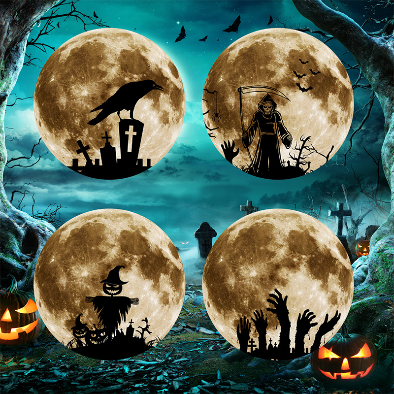 🦇Halloween 3D világító denevérek