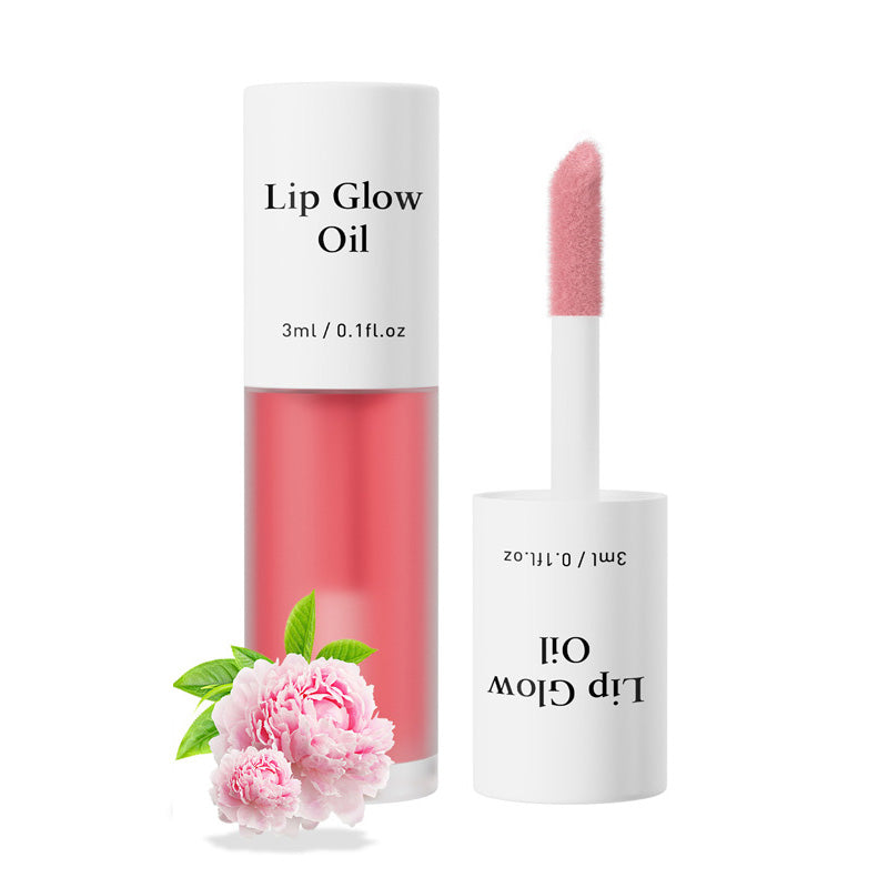 Fruity-Floral Scented Hydrating Lip Oil with Luminous Finish