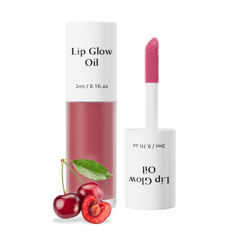 Fruity-Floral Scented Hydrating Lip Oil with Luminous Finish