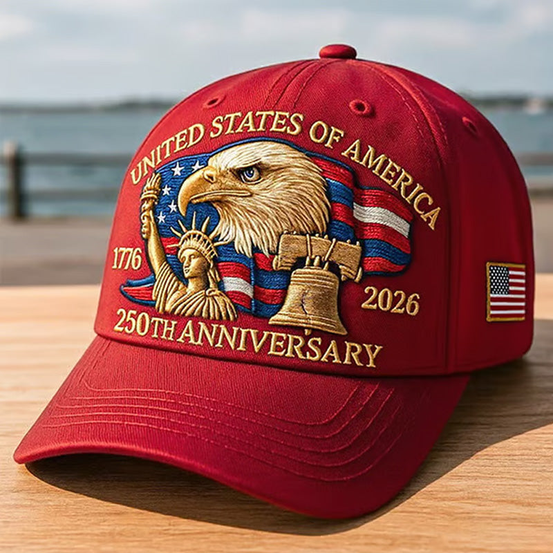 🔥 Amerikai Egyesült Államok 250. évfordulója baseball sapka 🎁✨
