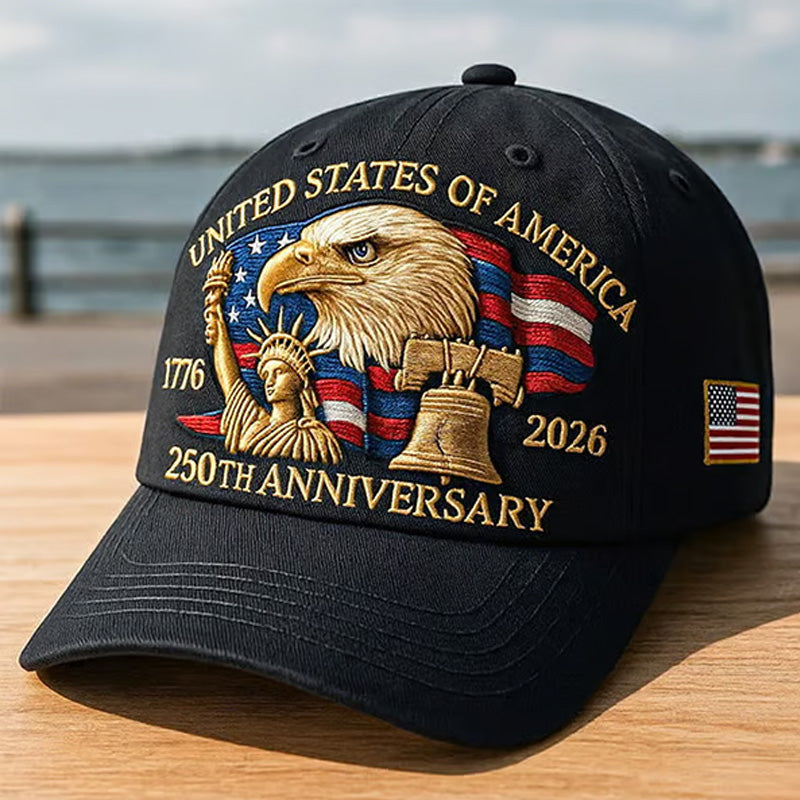 🔥 Amerikai Egyesült Államok 250. évfordulója baseball sapka 🎁✨