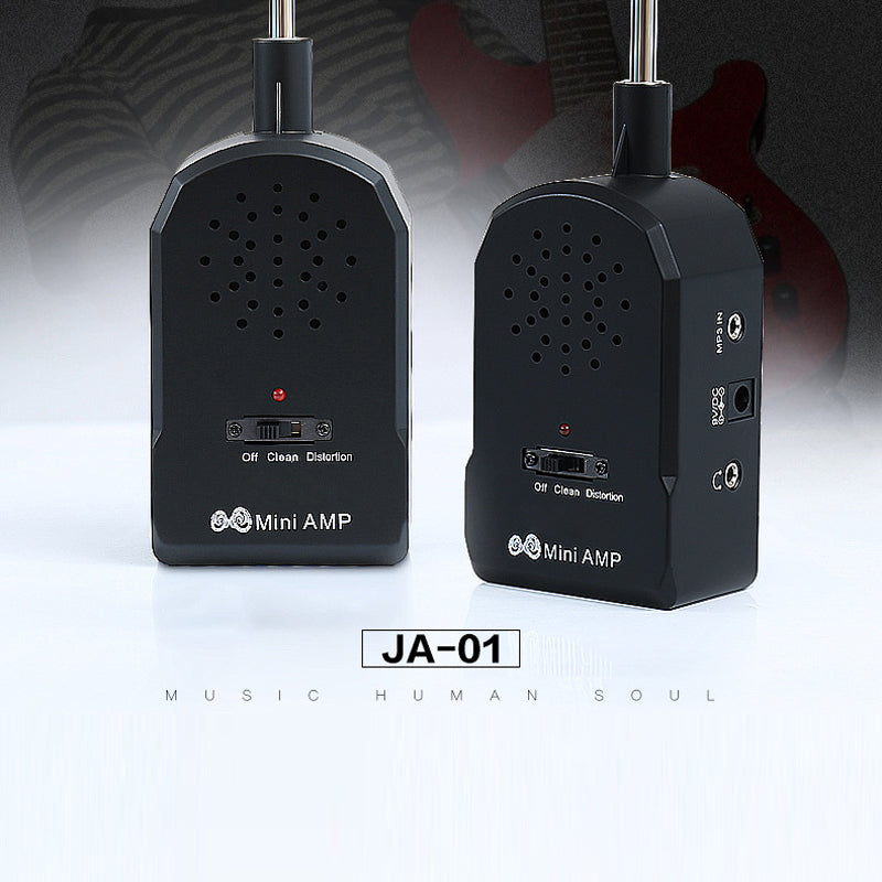 🎸Mini hordozható elektromos gitár erősítő készlet