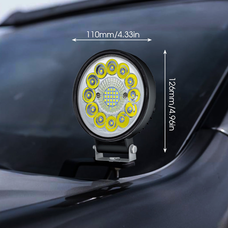 4 hüvelykes, 99 W-os LED-es lámpatest terepjáró használatra