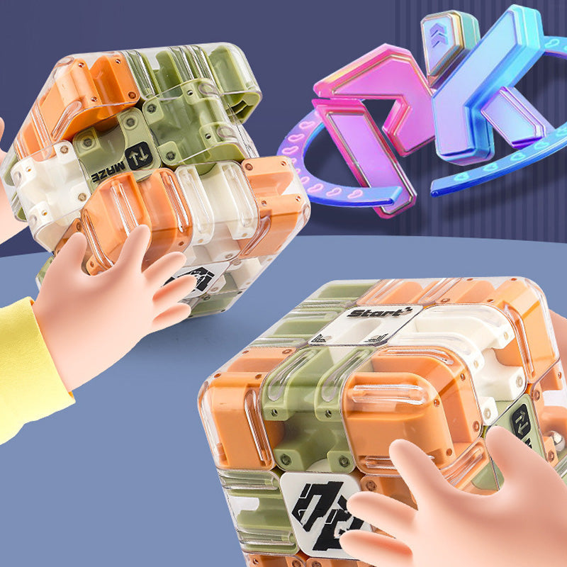 🤩Szórakozás 3D labirintus kocka