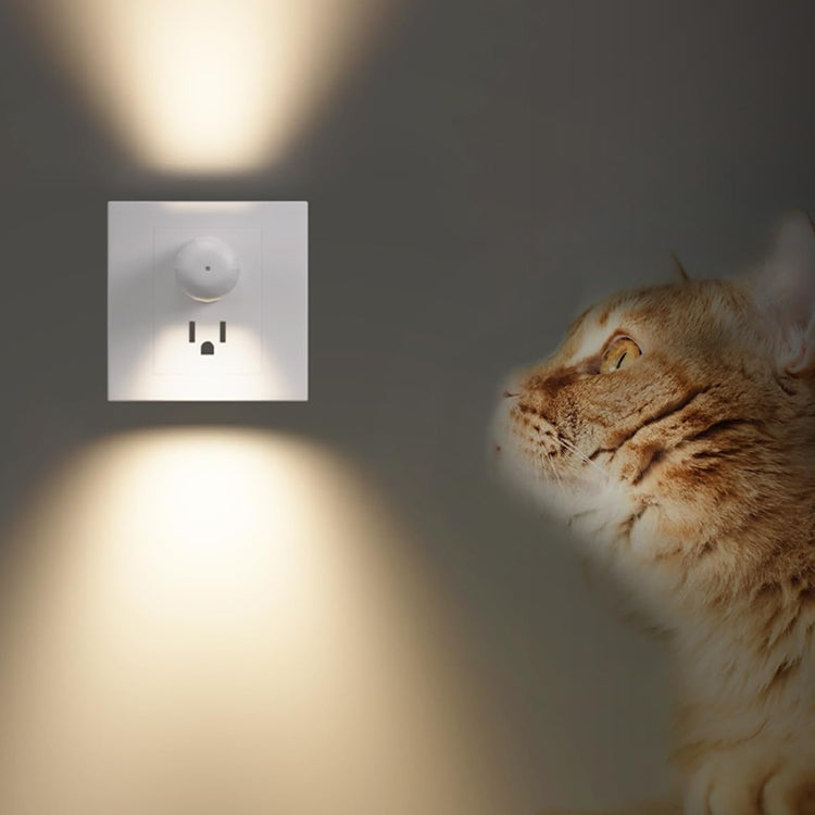 💡Intelligens LED éjszakai lámpa automatikus fényerő-szabályzóval - Alkalmas magyar csatlakozókhoz