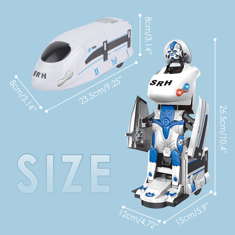 🔥Újratölthető átalakítható vonat robot játék
