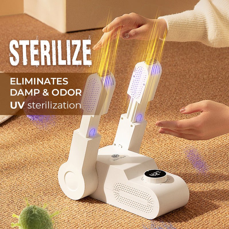 Teleszkópos ultraibolya sterilizáló szárító cipőgép