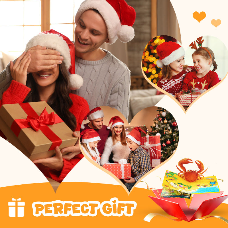 【2+1 ingyenes】🦖3D állatmotívumokkal ellátott oktatási anyagok gyerekeknek — hangos mesékkel kísérve