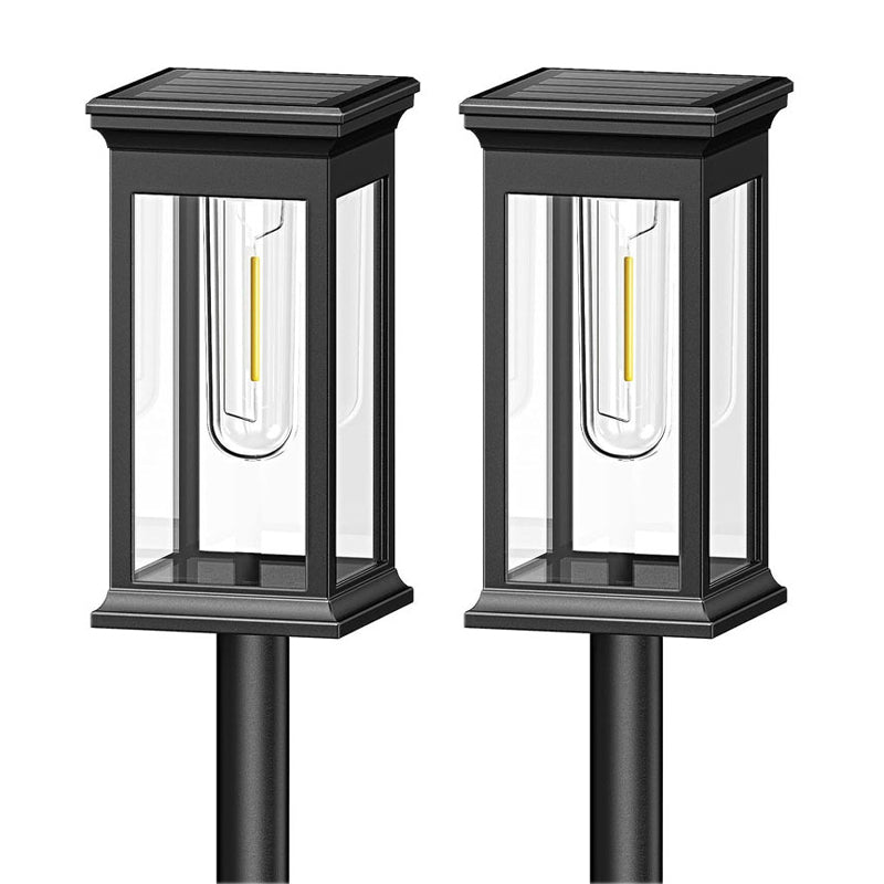 🌞🔋 Kültéri napelemes kerti karó lámpa 🏡💡