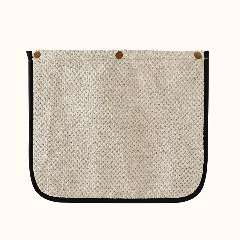 Vízálló kötény hátsó keresztpántokkal és levehető kéztörlővel