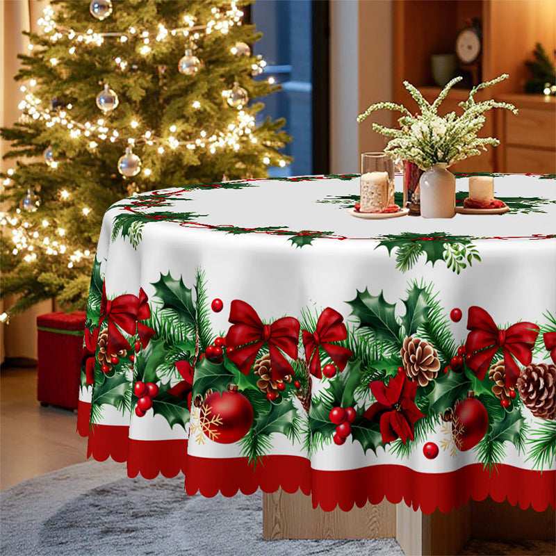 Dekoratív, ünnepi, folyadékálló asztalterítő