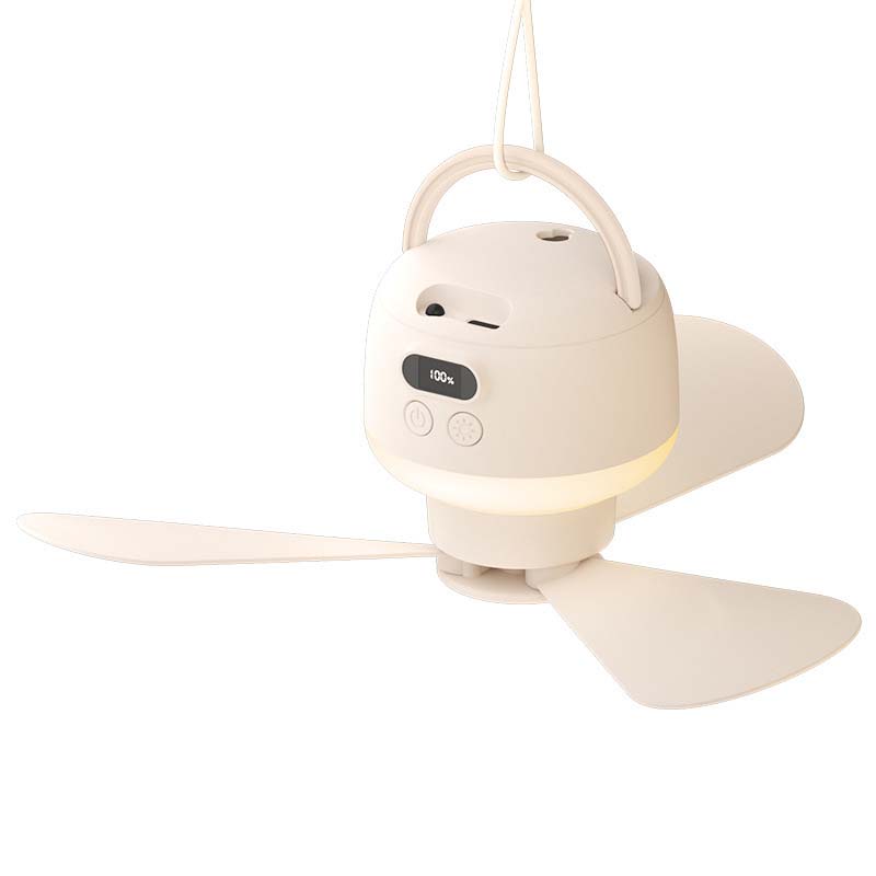 đšđĄ HordozhatĂł USB-s LED mennyezeti ventilĂĄtor â HƱsĂtĂ©s Ă©s vilĂĄgĂtĂĄs bĂĄrhol âïž