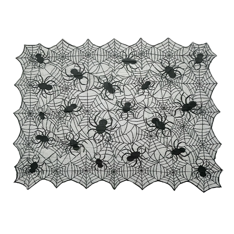 Spooky Halloween Patterns Tablecloth and Placemats Set