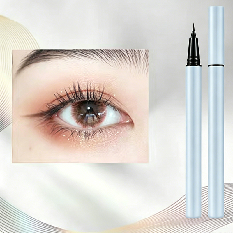 【1+2 INGYEN】✨👁️ Vízálló folyékony szemhéjtus 0,01 mm – ultravékony hegy és precíz vonal 💄