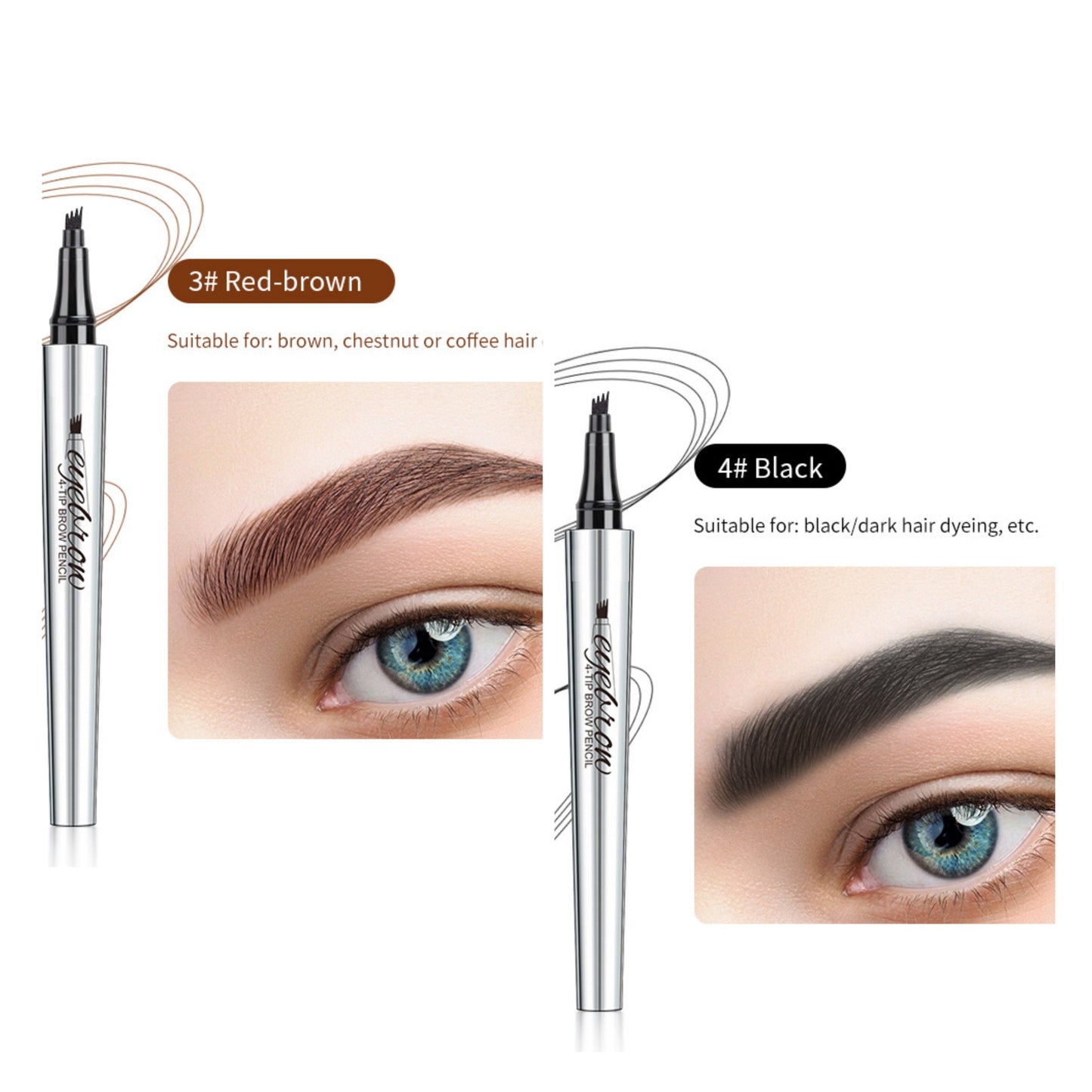 3D vízálló Microblading szemöldök toll (2 db)3