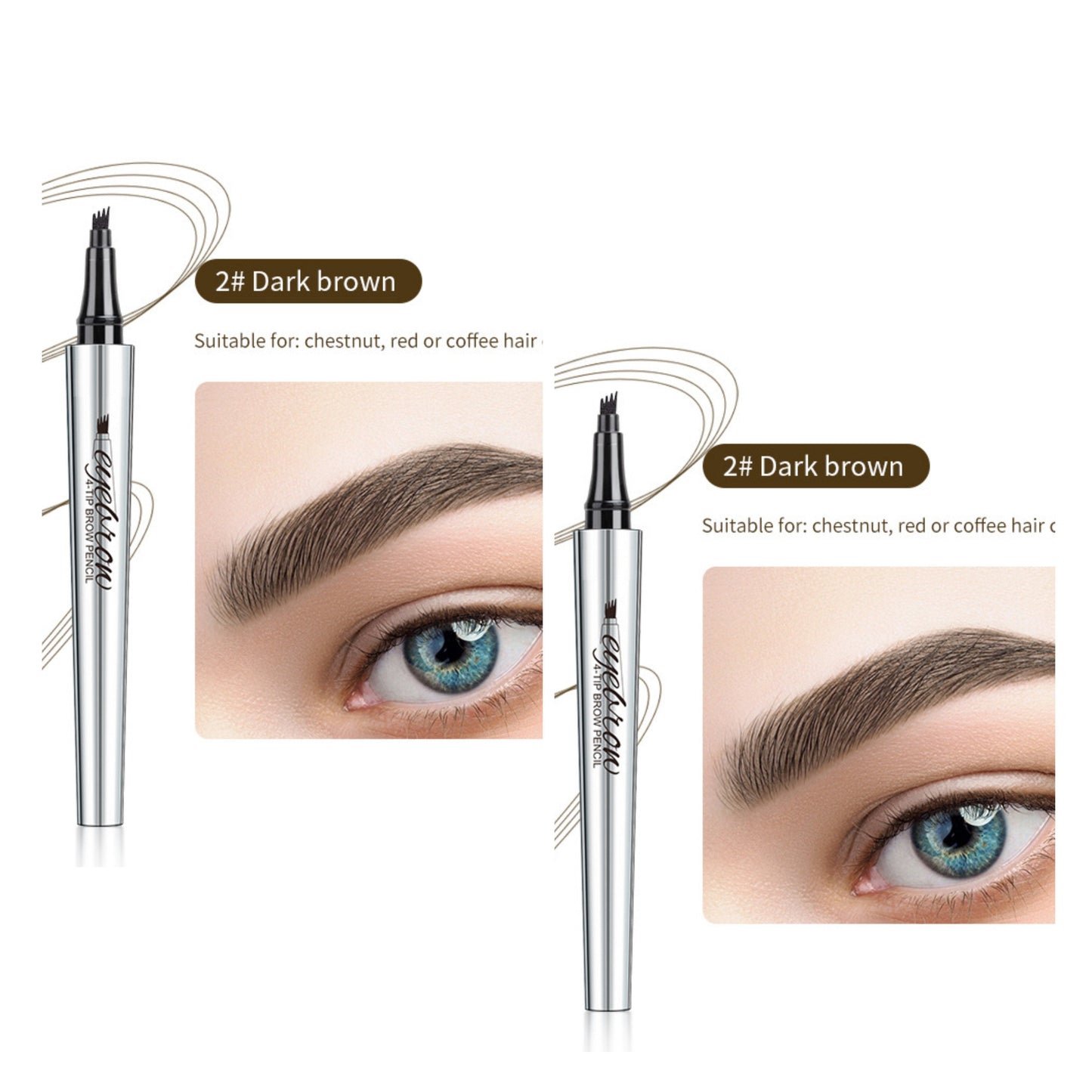 3D vízálló Microblading szemöldök toll (2 db)3