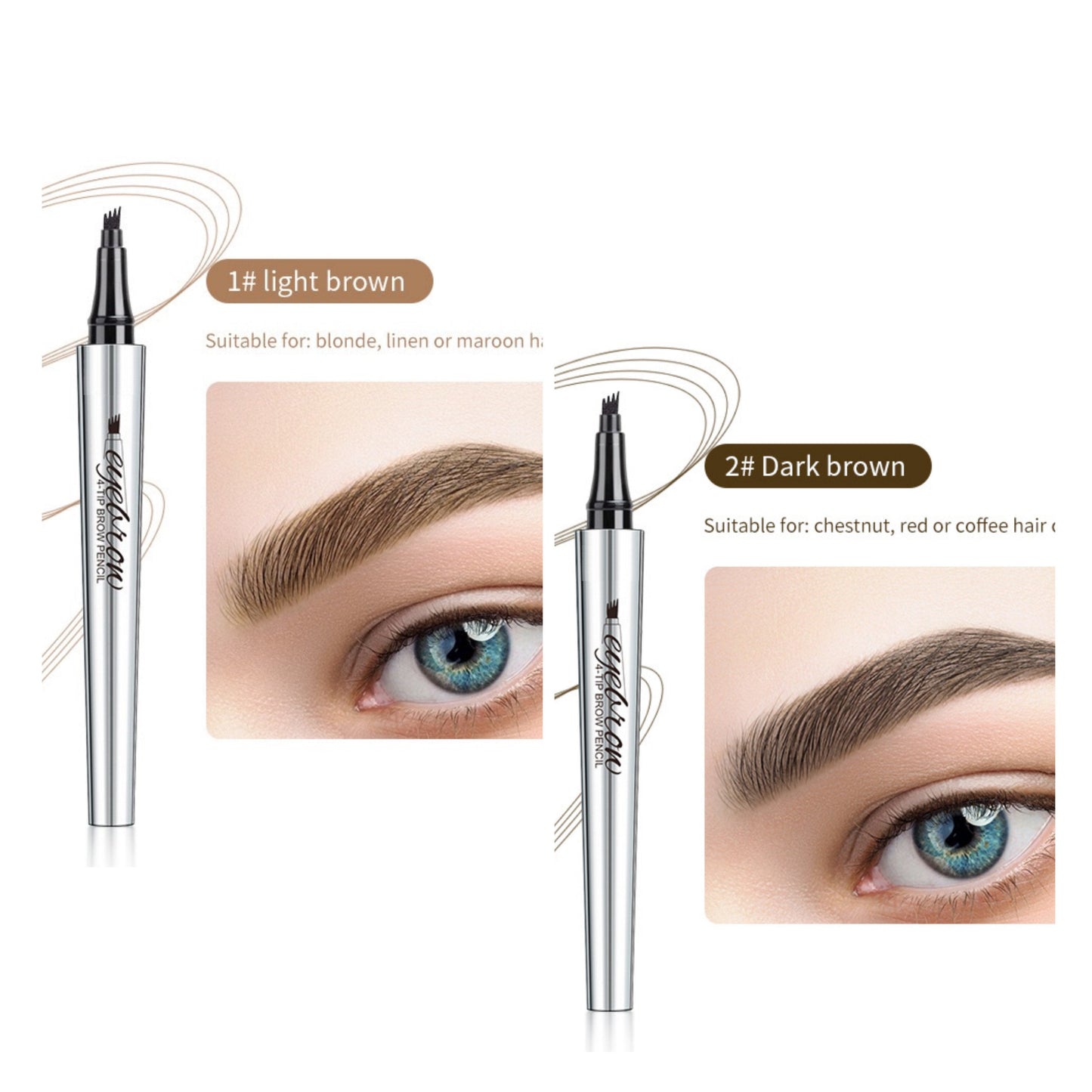 3D vízálló Microblading szemöldök toll (2 db)3