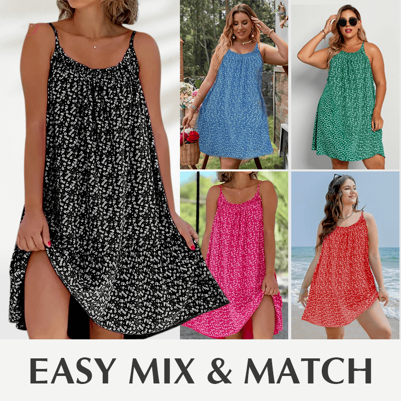 🌸Virágos, nyomtatott camisole ruha🌸