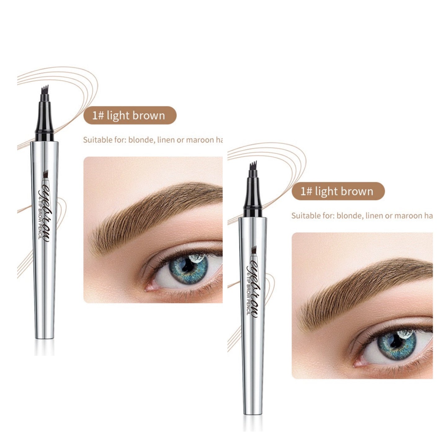 3D vízálló Microblading szemöldök toll (2 db)3