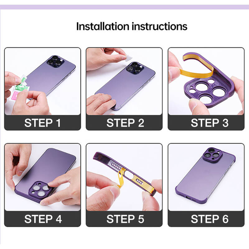 Legújabb, fém szögben párnázott TPU iPhone tok