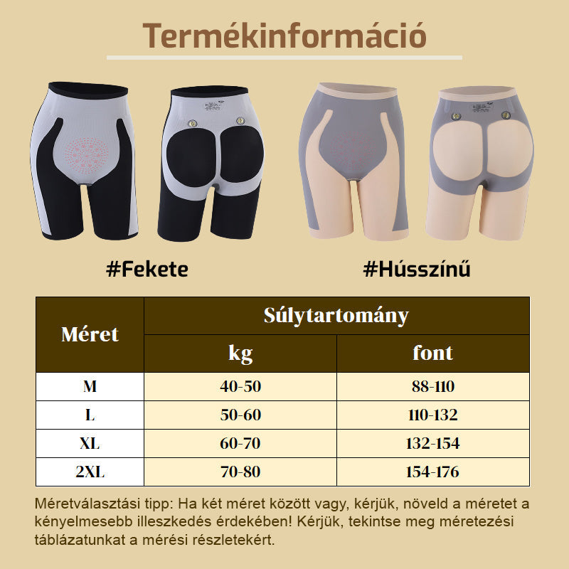 Magas derekú alakformáló rövidnadrágok