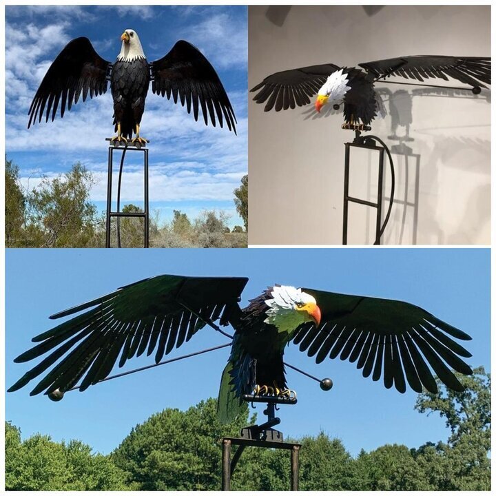 đ„Garden Art-PĂĄjaro DecoraciĂłn de jardĂn