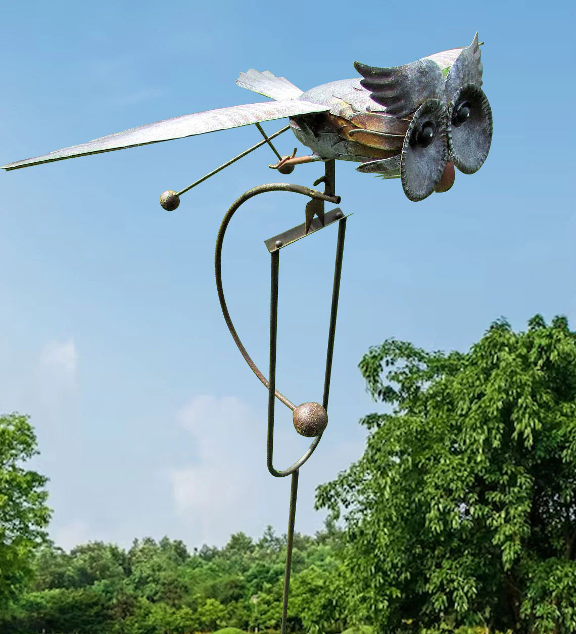 đ„Garden Art-PĂĄjaro DecoraciĂłn de jardĂn